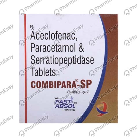 Combipara Sp Strip Of 10 Tablets: Uses, Side Effects, Price & Dosage ...