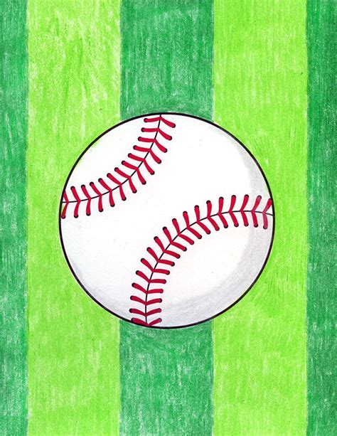 Easy Baseball Field Drawings