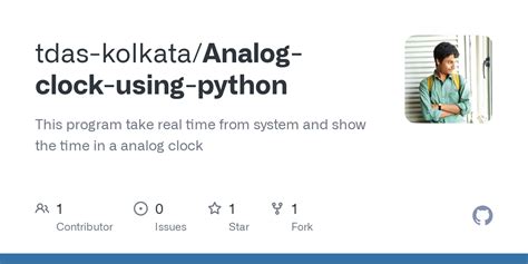 Python Analog Clock 的图像结果