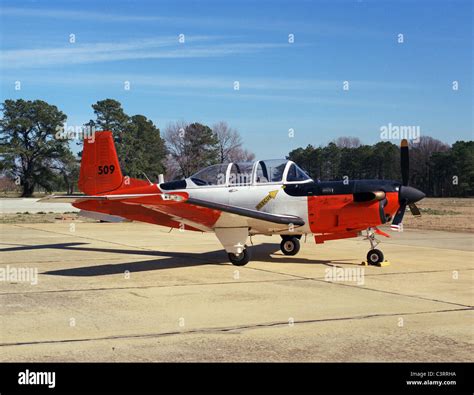 Beechcraft T-34 Mentor trainer aircraft Stock Photo - Alamy