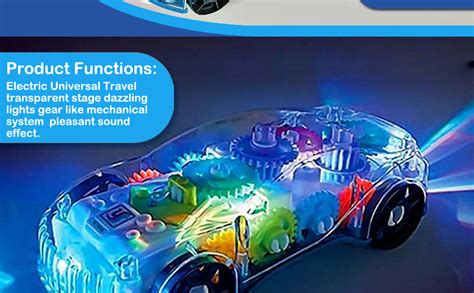 Buy Storio 3D Baby Car Toy with 360 Degree Rotation, Gear Simulation ...