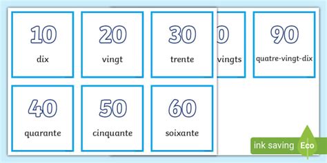 👉 French Multiples of 10 Flashcards (teacher made)