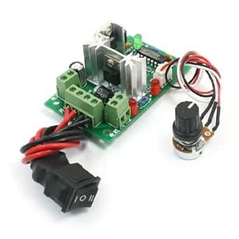 Uxcell PWM Adjustable Volt DC Motor Speed Controller CCM2, 12V/24V/30V ...