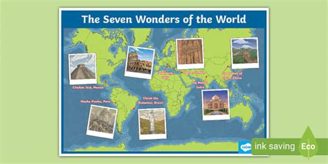 Wonders in the World Hand Out 的图像结果