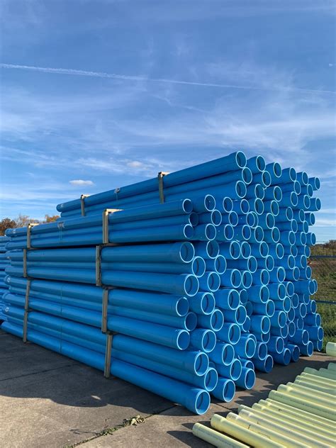8" DR18 C900 BLUE PVC PIPE - The Waterworks Warehouse