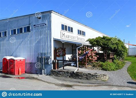 VALATIE, NEW YORK - 19 OCT 2022: Harvest Spirits, New York Stateâ€™s 1st Farm Distillery ...