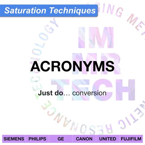 Imaging Methods and MR Technology on LinkedIn: #immrtech #immrt #immrtech #acronyms #mri #mri ...