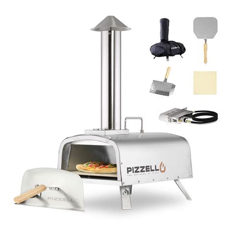 Buy PIZZELLO 12" Outdoor Pizza Oven Propane & Wood Fired Multi-Fuel ...