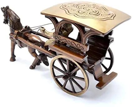 DECORATIVE BRASS HORSE CART – PUNJAB HANDICRAFTS