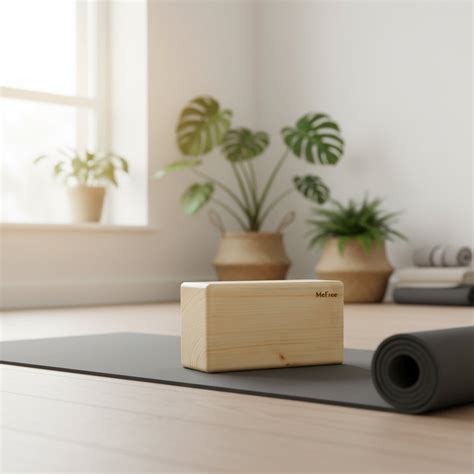 Eco-Friendly Wooden Yoga Block - Iyengar Yoga Props