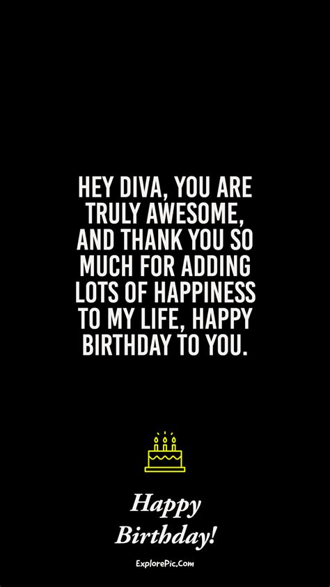65 Best Happy Birthday Diva Wishes, Quotes and Messages – ExplorePic