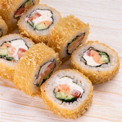 Суши ЛОСОСЬ ТЕМПУРА с доставкой в Одессе | Tempura