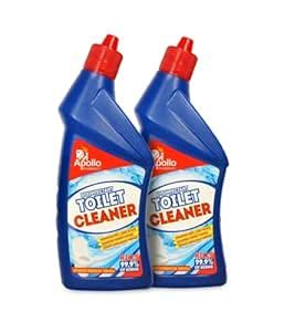 Apollo Pharmacy Disinfectant Toilet Cleaner, 800 ml (2x400 ml) (2 ...