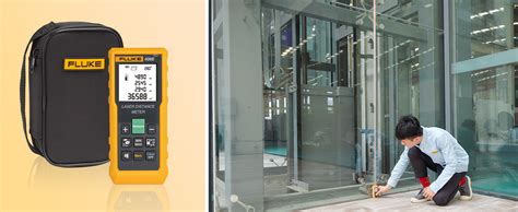 Fluke 406E 60mtr Digital Laser Distance Meter Tape with Free Carry Case ...