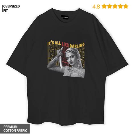 Rekha Knife Oversized T-shirt – Nukkad Studios