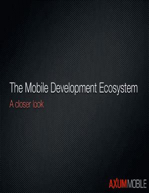 Fillable Online queaso The Mobile Development Ecosystem Fax Email Print ...
