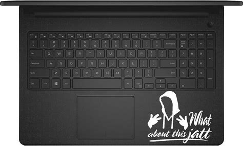 Fusion Graphix Jatt Logo Laptop Sticker Vinyl Decal (White) : Amazon.in ...
