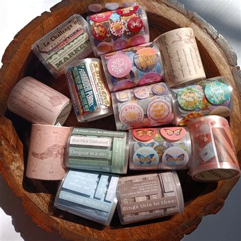 Newspaper Scrapbook Theme Sticker Tape Roll