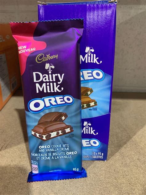 Cadbury Dairy Milk Oreo Candy Bars 12x95g