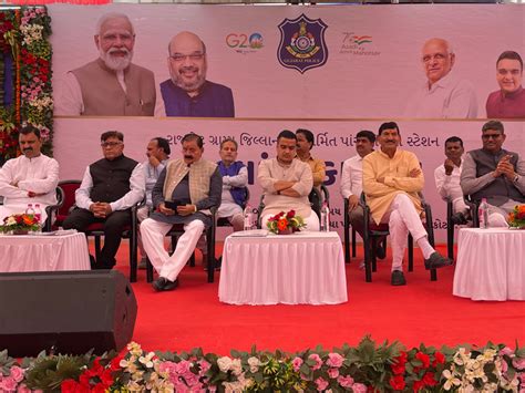 Attended launch program of five police stations-police posts ...