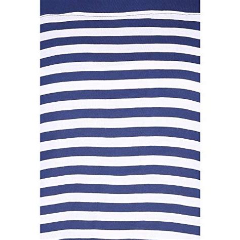 Buy ELLIZA DONATEIN by Shoppers Stop Womens Round Neck Stripe Top (Navy ...