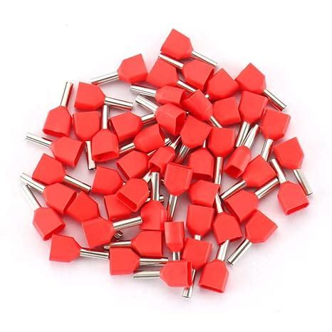 Immech - 1 SQMM (TE1008) Twin Wire Ferrules Copper Crimp Connectors ...