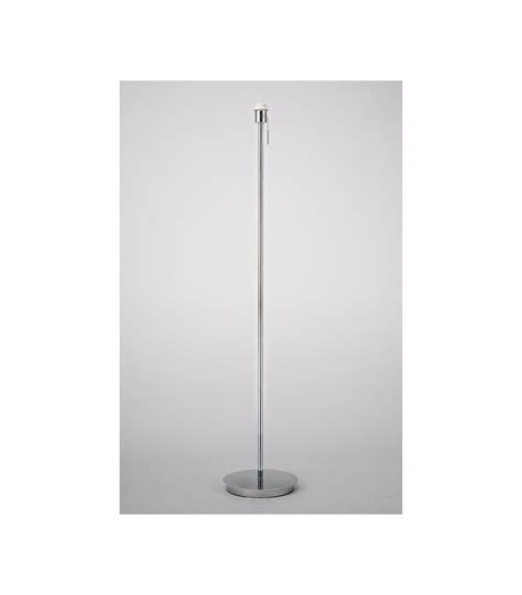 Round Flat Base Floor Lamp without Shade, Switched Lampholder, 1 Light ...