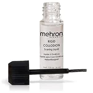Mehron Makeup Rigid Collodion with Brush for Special Effects, Halloween ...