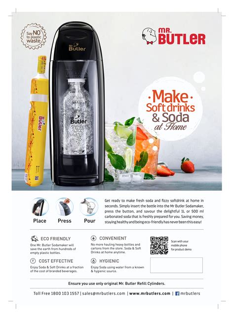 Italia Sodamaker Fizz Master Starter Kit - Single Cylinder Pack – Mr Butler