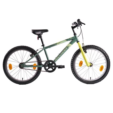 Kids 6 - 8 Years Mountain Bike Rockrider 1 Speed V-Brakes 20" Wheels ...