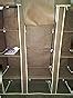 Amazon Brand - Solimo 3-Door Foldable Wardrobe, 10 Racks, Brown: Amazon ...