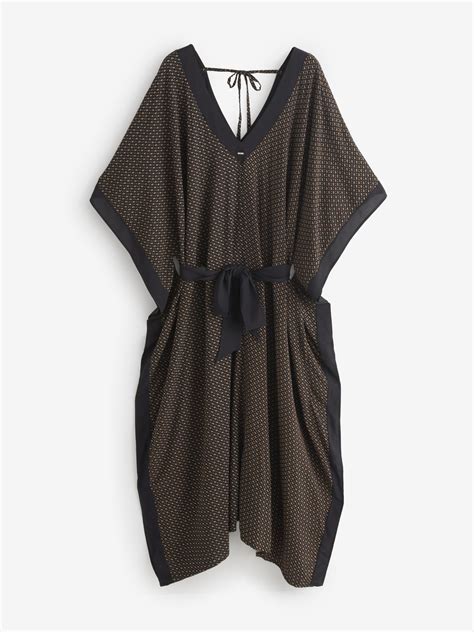 Buy BOSS Brown All Over Print Monogram Logo Kaftan Cover-Up from Next India