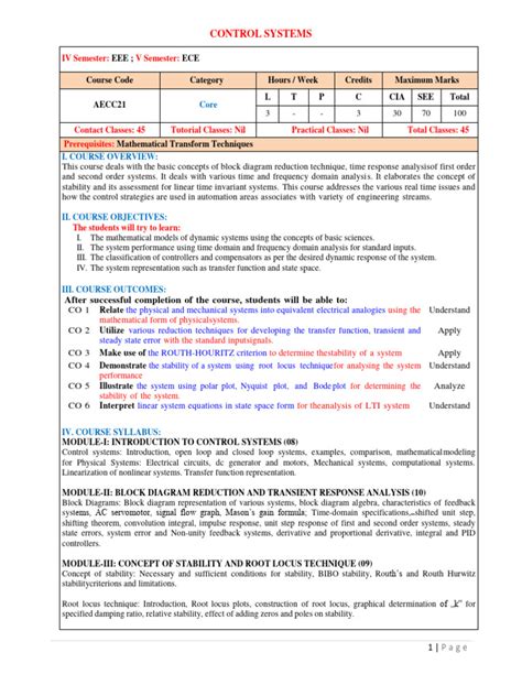 Image result for Control Systems PDF Download
