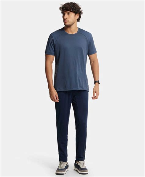 Buy Soft Touch Microfiber Elastane Stretch Trackpant with Side Pockets ...