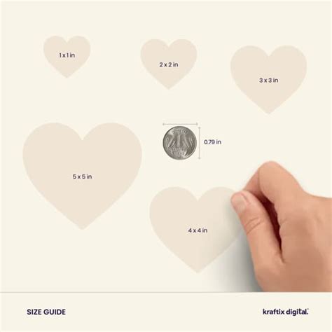 Heart Shape Stickers – Custom Love & Gift Labels | Kraftix Digital