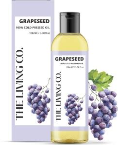 The Living Co. Grapeseed Carrier Oil Hair Oil - Price in India, Buy The ...