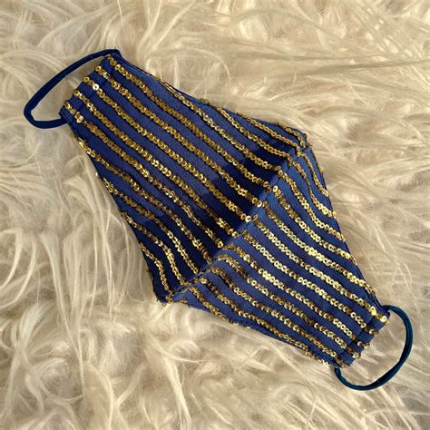 The Sequins Masks (White, Black and Blue) – Kylee