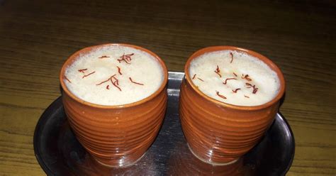 Kesar lassi with Kulhad Recipe by Seema Sharma - Cookpad