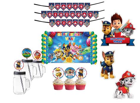Buy Paw Patrol Theme Party Decoration | Party Supplies | Thememyparty ...