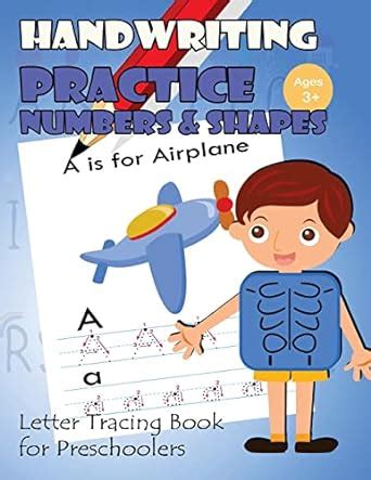 Handwriting Practice Numbers and Shapes: Letter Tracing Book for ...