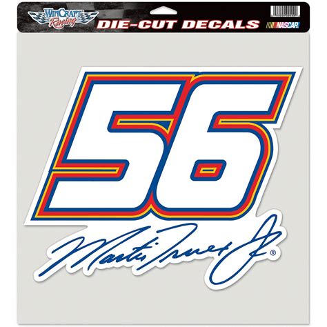 NASCAR Martin Truex Jr 12-by-12 Die Cut Decal : Amazon.in: Sports ...