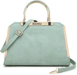 Buy Exotic Women Green Hand-held Bag GREEN Online @ Best Price in India ...