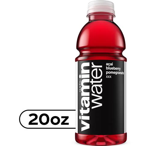 vitaminwater XXX Acai-Blueberry-Pomegranate Flavored Water Beverage, 20 ...