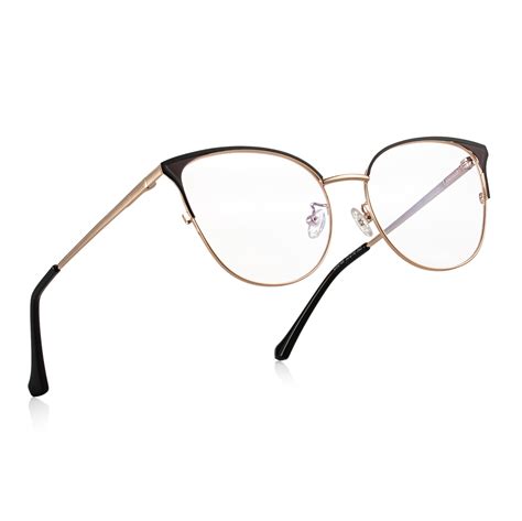 Royal Son Cat Eye Black Gold Spectacles Frames Women - SF0084-C1 ...