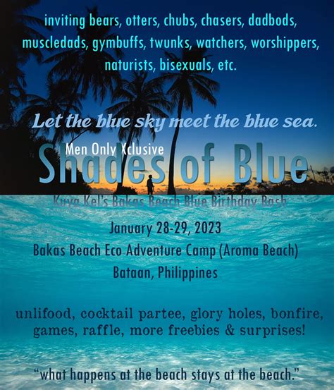 KUYA KEL 🏖️🌞👌🏾 on Twitter: "Men Only Xclusive Birthday weekend dito sa Bakas Beach Eco Adventure ...