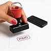ACGL Paid Red Pre-Inked Stamp – Quick Office Marker, High-Visibility ...