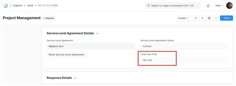 Help - Service Level Agreement