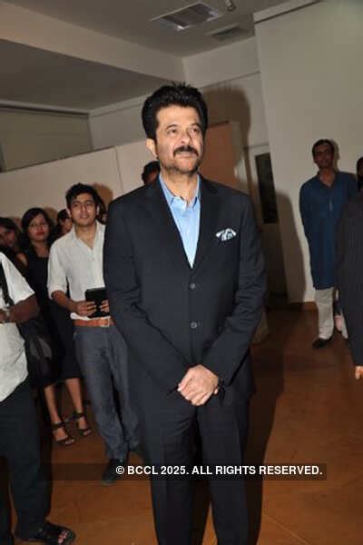 Anil Kapoor during the launch of Sanjay Bhattacharya's new exhibition ...