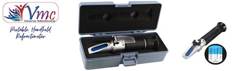 VMC Portable Handheld Refractometer,Brix Meter For Laboratory : Amazon ...