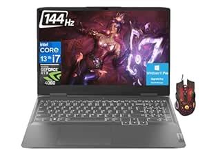 Lenovo LOQ Gaming Laptop Computer - 15.6" FHD 144Hz Display, Intel 14 ...